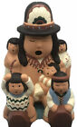Lloyd Storyteller Terracotta Figurine Indigenous Native Mother Children 7    X 5   
