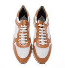 Pastori Nwb Thrax Casual Sneakers Size 46 Us 13 In Brown   White Leather