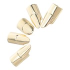  5 Pcs Nail Set Ring Miss Wearing Nails Finger Rings Halloween Fake