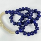 Dogon Cobalt Blue Trade Beads 38 Inch