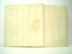 1799 New York Fancy Clamshell Stampless Ship 36 Letter State Of Blockade Cover