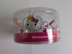 Hello Kitty Rhinestone Tiara Headband Princess Crown Sanrio Pink Girls Costume