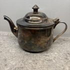 Vtg Lauren Ralph Lauren Rll Tea Coffee Pot Creamer Sugar Silver Plated Tarnished