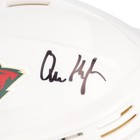 Quinn Hughes Minnesota Wild Autographed White Mini Helmet