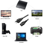 1 5m 3 Prong Replacement Ac Power Cord Cable Us Plug For Pc Desktop Dell Xbox