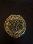 Vintage Ladies Fifth Avenue Compact With Mirror And Rhinestones