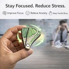 Magnetic Fidget Slider For Adults     Premium Edc Metal 15 Mm  height   Green