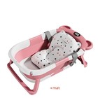 Foldable Baby Bath Tub newborn Baby Bath Tub With Soft Bath Mat And Real Time   