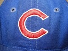 Vtg 1964-74 Wilson Chicago Cubs Team Issued Game Worn Baseball Cap Rare Used Hat