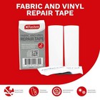 Xfasten Fabric And Vinyl Repair Tape  Clear  3-inches By 20-inches  2-set 