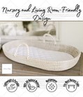 Handmade Baby Changing Basket Moses Basket Changing Table Topper W  2 Pads