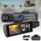 Hd 1080p Dvr Car Dual Lens Dash Cam Wifi Gps Front rear Video Recorder Camera