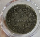1808 A France 5 Francs Silver Coin Pcgs Vf20