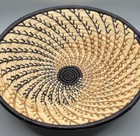 African Ethnic Rwanda Bowl Art Hand Weave Basket 12 75x3 25    Woven Coil Wall