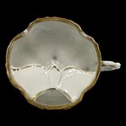 Antique Victorian Moustache Mug Tea Cup Floral Gold Gilded German Mustache 