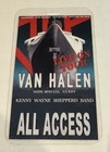 Van Halen Commemorative 2015 Tour Their Last Tour Ever  Backstage Pass