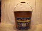 Antique Clark s  Confections Candy Bucket Large Advertising