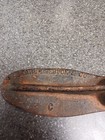 Rare Sears-roebuck   Co Antique Cast Iron Cobbler Shoe C Foot Mold Form Brown