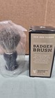 Van Der Hagen Pure Badger Shaving Brush With Black Plastic Handle