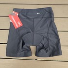 Tyr Womens 6  Competitor Black Tri Triathlon Padded Shorts Size S New