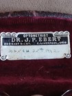 Antique 1940 s  1 10 12 Ctf  Rimless Octagon Eyeglasses -case Dr Ebert