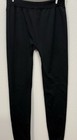 Pink Rose Womens Black Full Length Leggings Size Large Stretch Pull On Casual