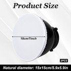 2pcs Light Diffuser Sock  7  18cm Diffuser Lamp Cover White Soft Lampshade