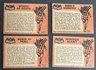 1966 Topps Batman 4 Card Lot