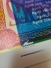 The Moody Blues Hall Of Fame Tour 2001 Poster Uncut Test Sheet Macrae Bob Masse