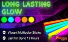 Ammy Glow-205 Pcs Glow Sticks-100 Pack Bulk Party Favors For Kids-neon Glow
