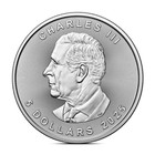 2025 1 Oz Canadian Maple Leaf Silver Coin  bu 