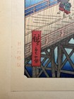 Hiroshige Sudden Shower Shin Ohashi Japanese Woodblock Reprint Daiichi Kogei