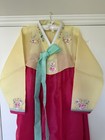 100  Silk Korean Hanbok     Made In Korea     Never Worn     4-piece Set