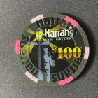 Harrah s New Orleans Louisiana  100 Casino Chip Obsolete Gaming Chip Poker