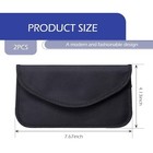 2 Pcs Faraday Bags  Oxford Cloth Rfid Signal Blocking Bag  Anti-tracking Anti