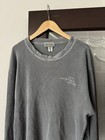 Vintage 90s The X-files Thermal Longsleeve Shirt Large Grey Embroidered Logo