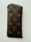Louis Vuitton M66545 Monogram Etui Lunette Pm Glasses Case Brown Used