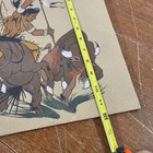 Vintage Navajo Sandpainting Buffalo Signed By Artist 1990s 4 Corners Area