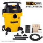  Dewalt Stealthsonic 6-gallons 4-hp Corded Wet dry Shop Vacuum With Accessories 