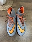 Nike Men s Hypervenom Phantom Ii Fg Wolf Grey total Orange black Sz 8 Acc