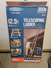 12 5 Ft  Aluminum Telescoping Extension Ladder With 300 Lbs  Load Capacity Type