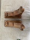 Farmhouse Style Wooden Corbels-12   x12   x 4 5    Vgc 