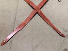 Wwii Soviet Russia M1935 Commander Officer Leather Field Belt Suspenders
