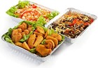 2 25 Lb Oblong Rectangular Aluminum Pans Takeout Containers - Cooking   Baking