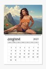 Unchained Beauty Calendar 2027   Illustration Of  Naked Nude Women  Pin Up Girls
