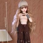 Campus Style Anime Doll Tpe Soft Body Poseable Figure Double Ponytail