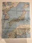 Vintage Japan Korea Map National Geographic Dec 1960 Atlas Plate 51