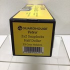 25 Guardhouse Tetra 2x2 Coin Holder Snap Capsule 30 6mm Half Dollar Storage Case