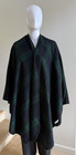 100  Cashmere Shawl Cape Wrap  Plaid Multicolor  Made In England