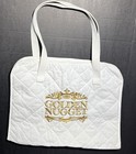 Uniquely Rare - Vintage Golden Nugget Casino Quilted Tote Bag - Gold Embroidery